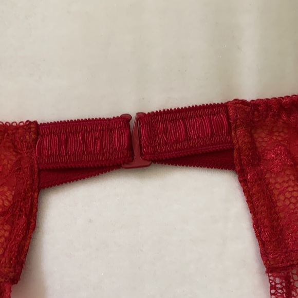 Victoria’s Secret vintage Red orange garter lace skirt - Picture 8 of 10
